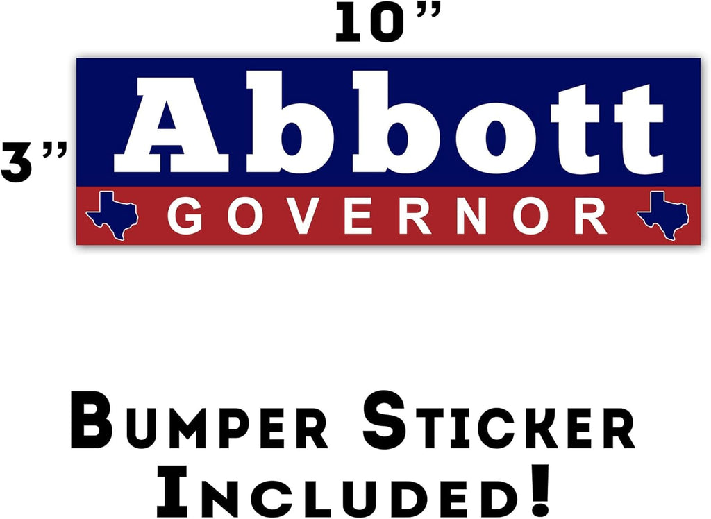 Yard Sign with Metal Wire H-Stake Stand and Bumper Sticker I910355