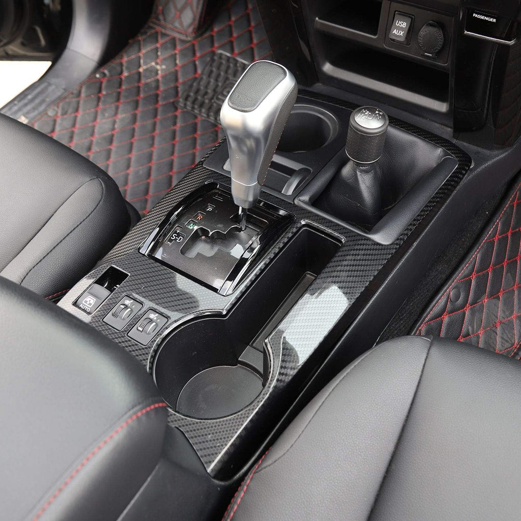 Carbon Fiber Grain Gear Shift Trim for Toyota 4runner SUV 2010-2019 S215