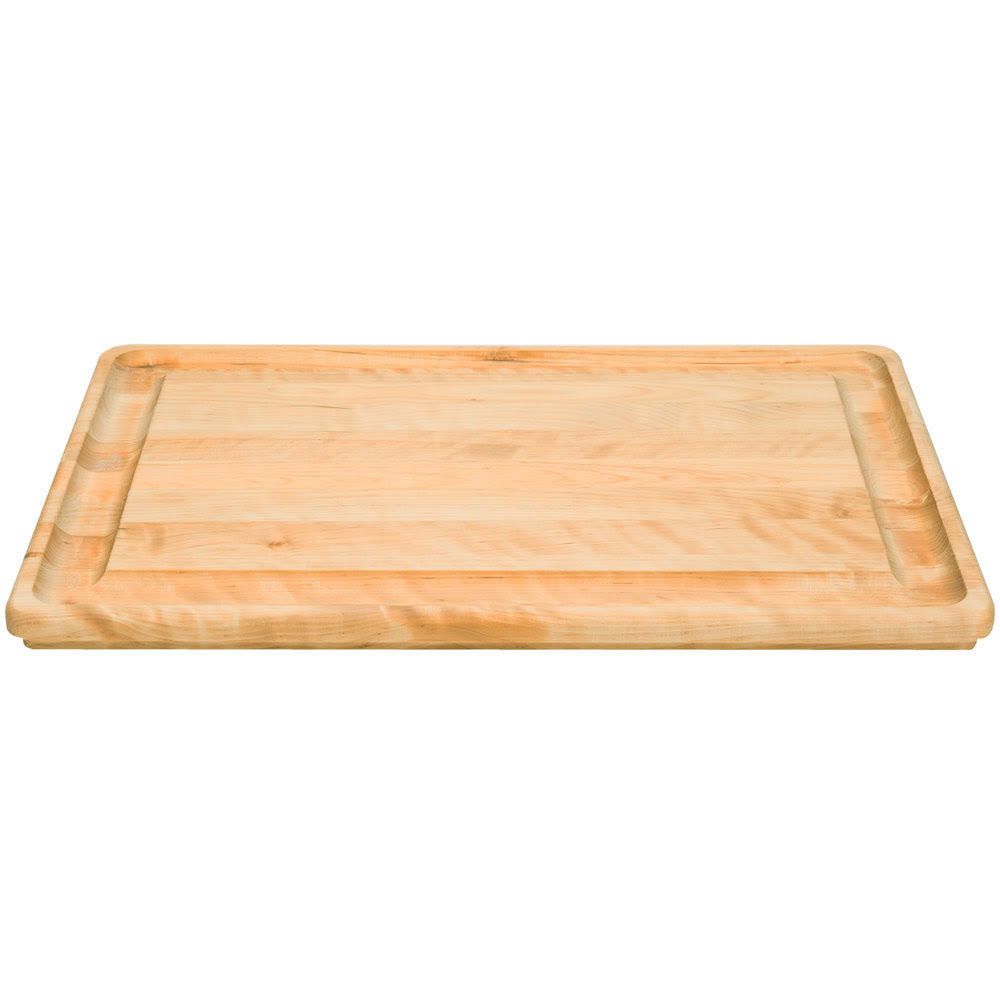 24x22 x 16x22 x 1 1/4x22 Wood Grooved Carving Board L673505