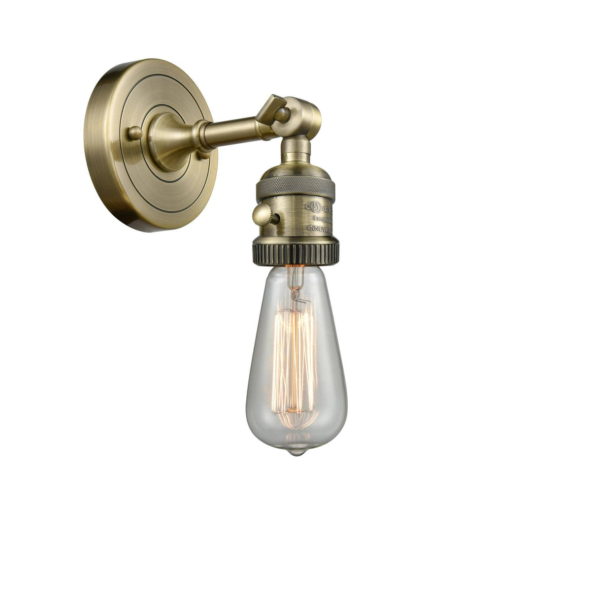 Antique Brass 1 Light Sconce A417
