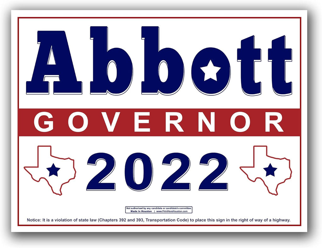 Yard Sign with Metal Wire H-Stake Stand and Bumper Sticker I910355
