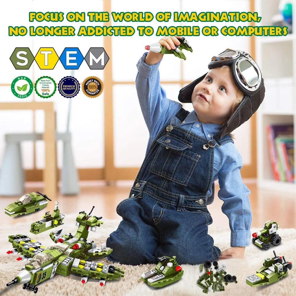 576 PCS 25-in-1 STEM Building Blocks Kits K345155
