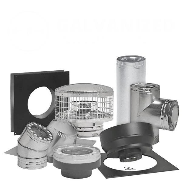 12x22 Chimney Galvanized 36x22 Length U5715