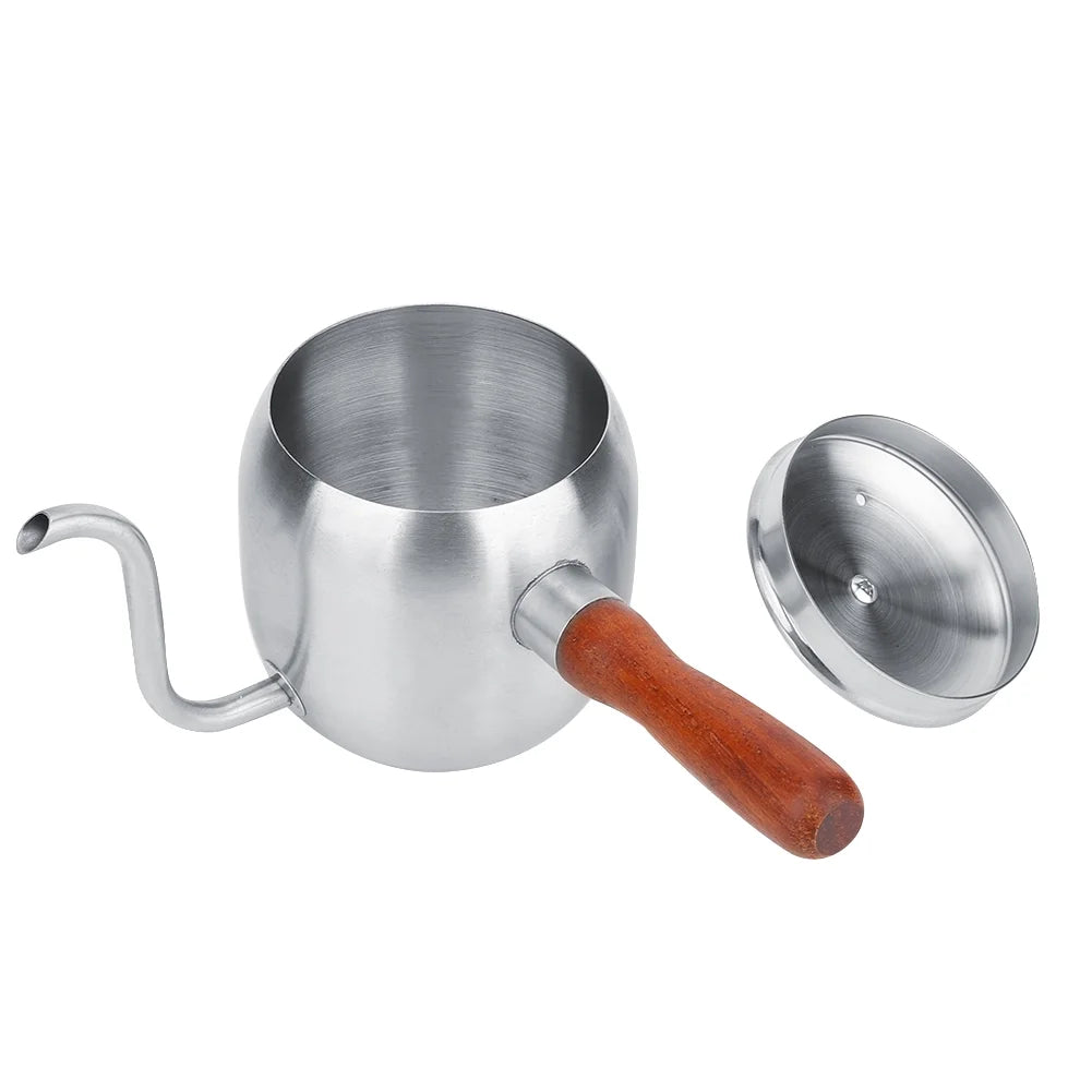 500ml Stainless Steel Coffee Drip Kettle Teapot Long Spout U78169