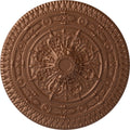 Naple Ceiling Medallion, Hand-Painted Polished Copper O18317