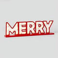 Merry Marquee Light Sign Red/White I2447