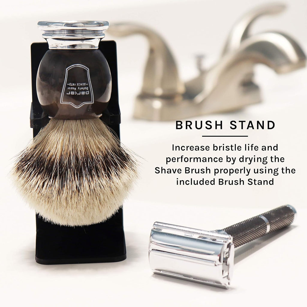 Silvertip Badger Shaving Brush with Stand, Pack of 2 G898007