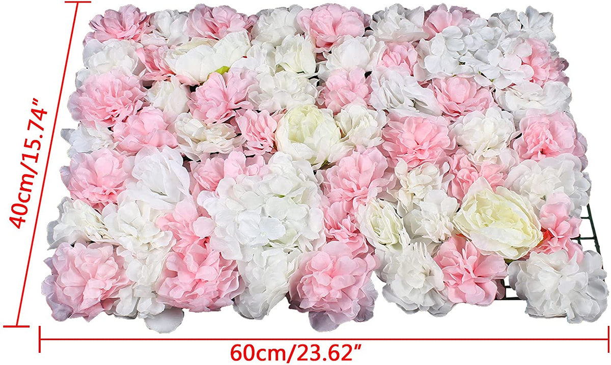 6Pcs Silk Artificial Flower Wall Panels M20013
