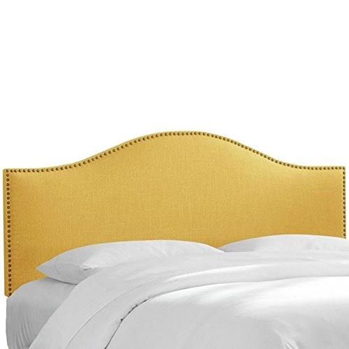 Yellow California King Nail Panel Headboard R6071