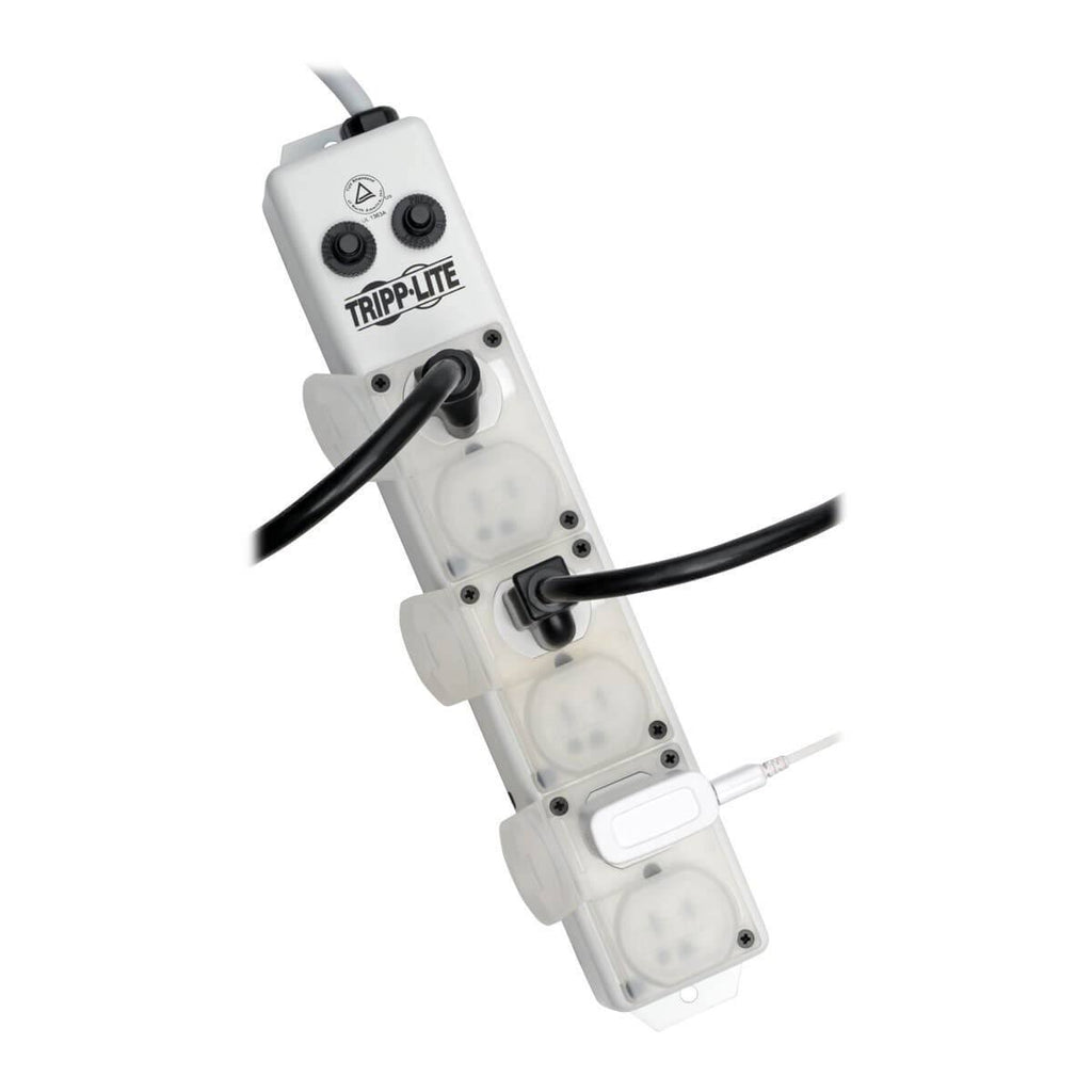 Medical-Grade Power Strip 6 15A Hospital-Grade Outlets 15ft. Cord L7653