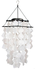 White Diamonds Capiz Solar Chime R625865