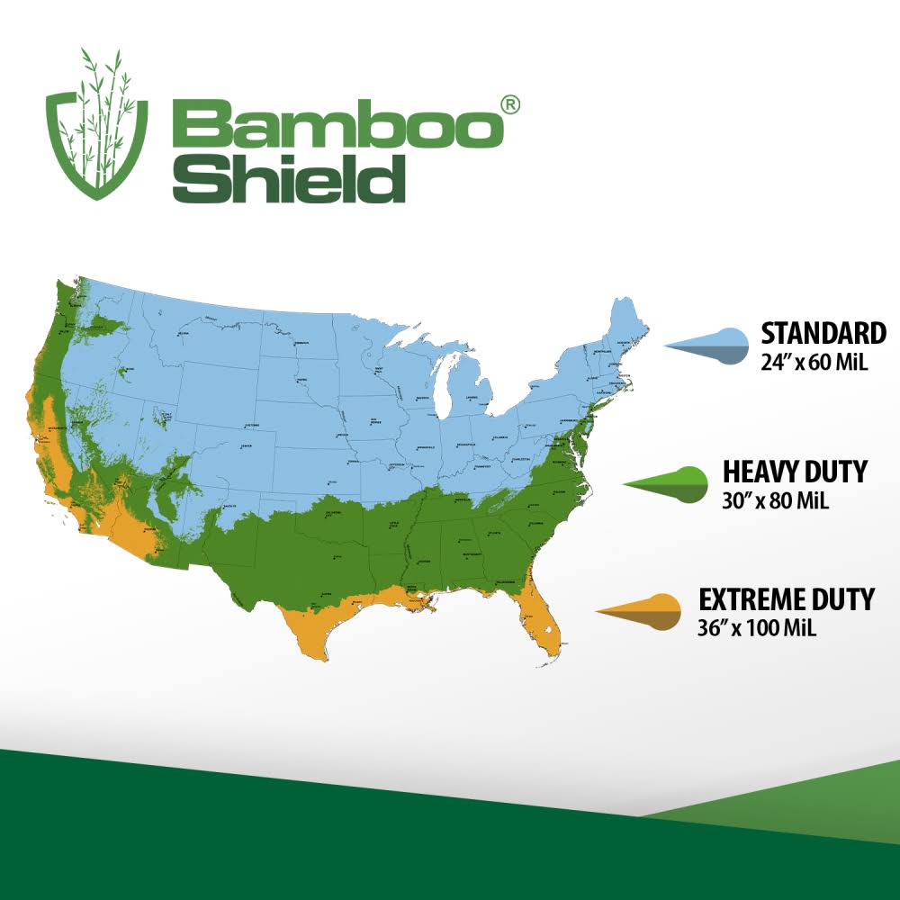 Bamboo Shield 100 Mil Thick 36in Depth 60 Feet I190