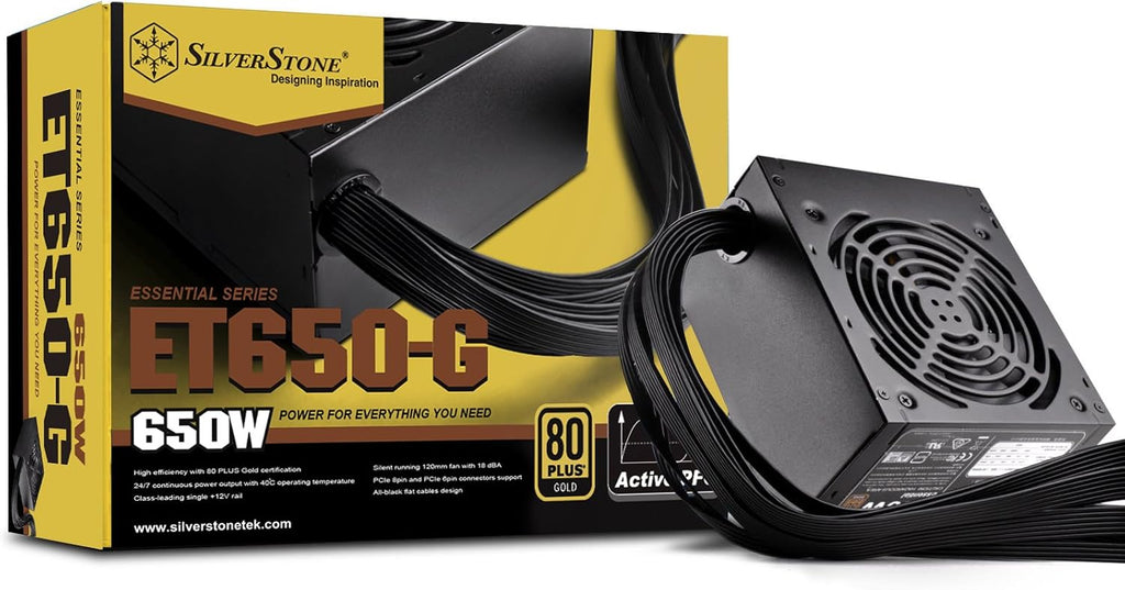 650W 80 Plus Gold Fixed Cable Power Supply H502826