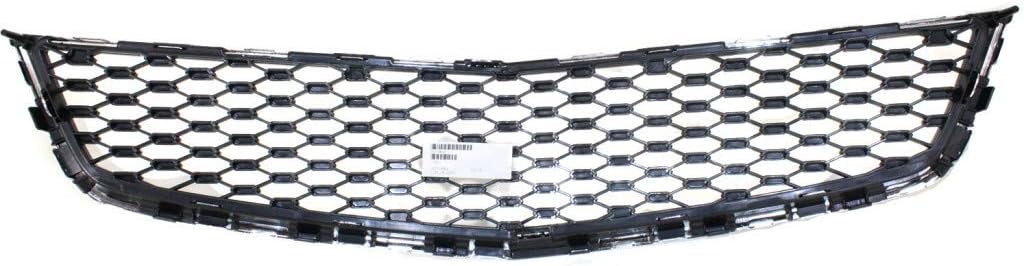 Chrome Shell Painted Black Insert Front Bumper Grille H83230