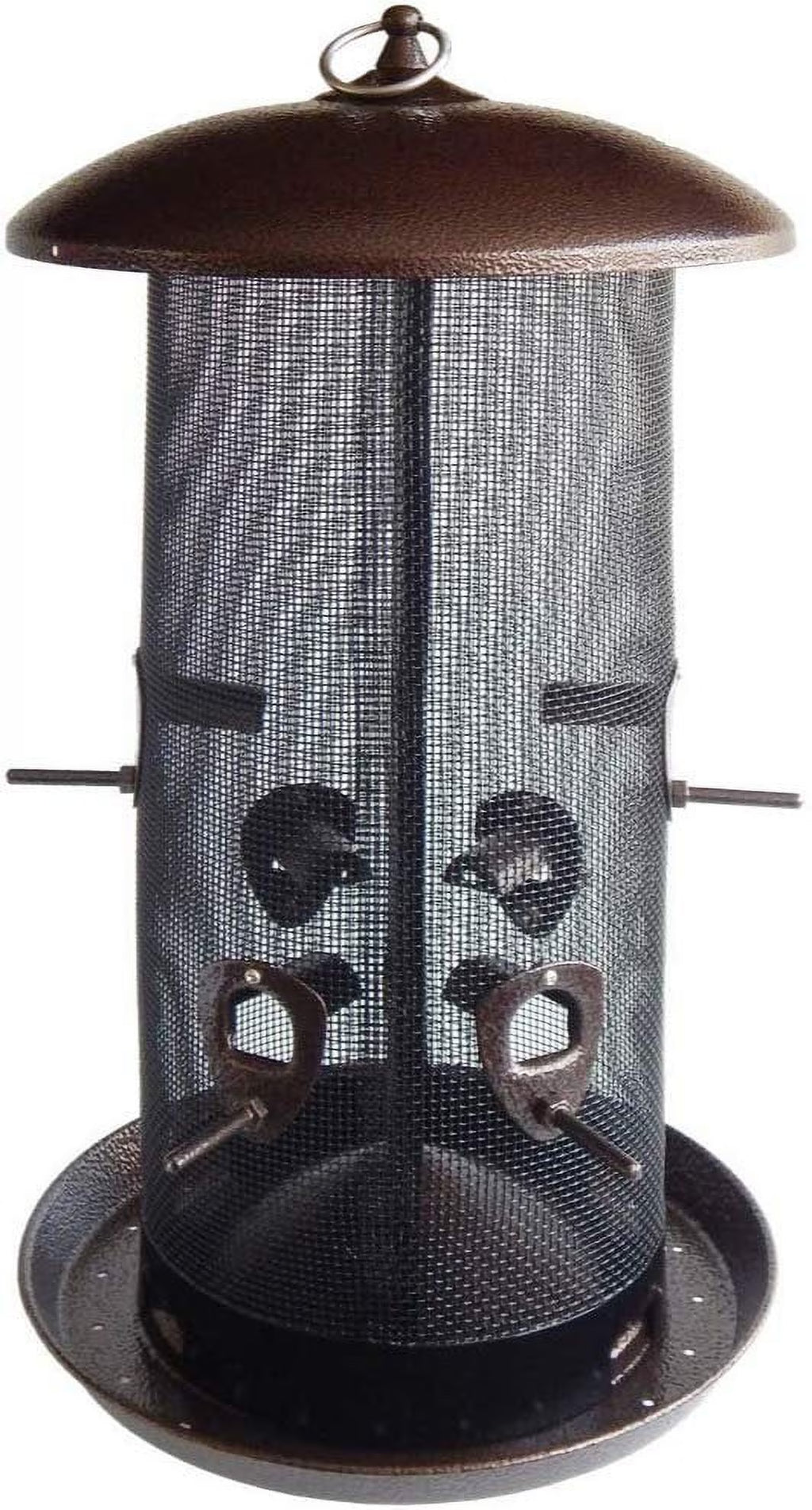 Black Finish Bird Feeder with 2 Seed Compartments M807619