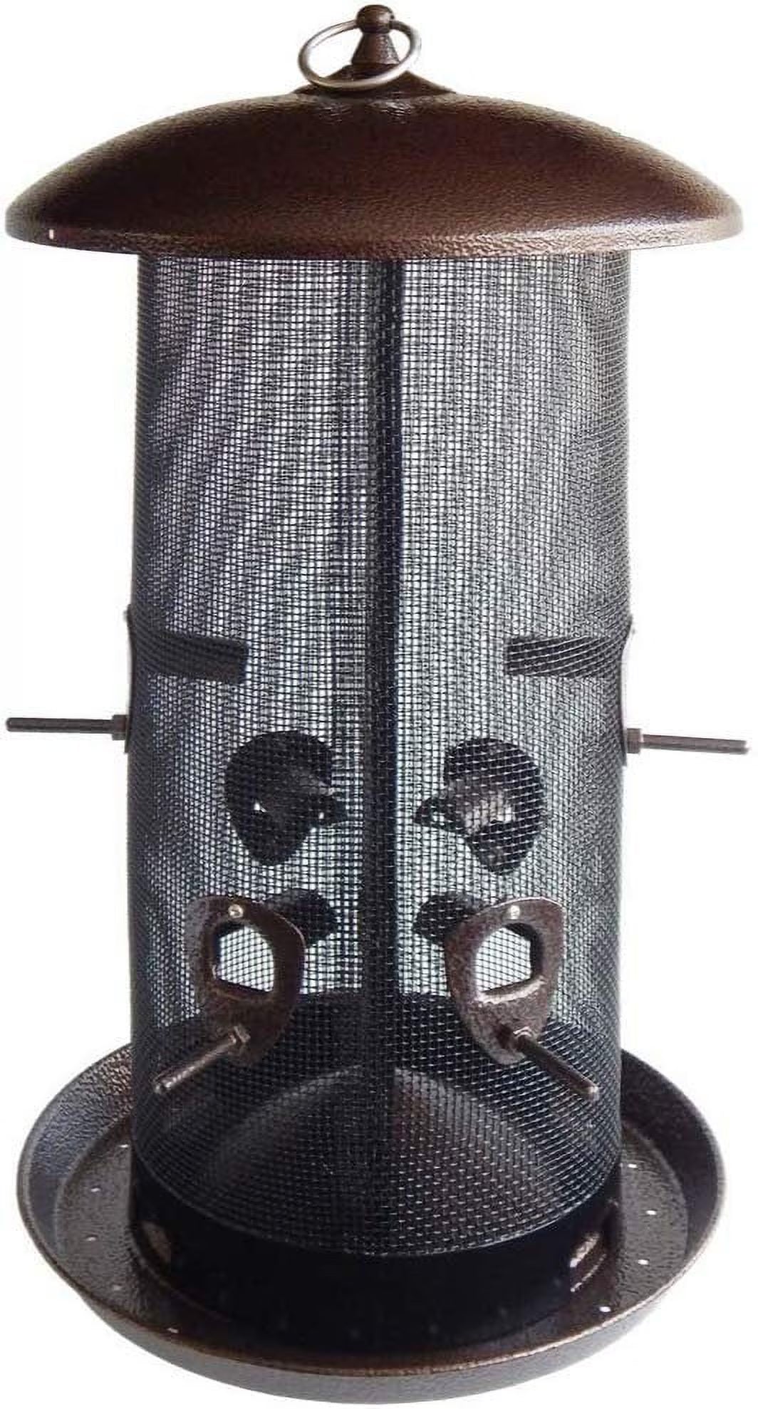 Black Finish Bird Feeder with 2 Seed Compartments M807619