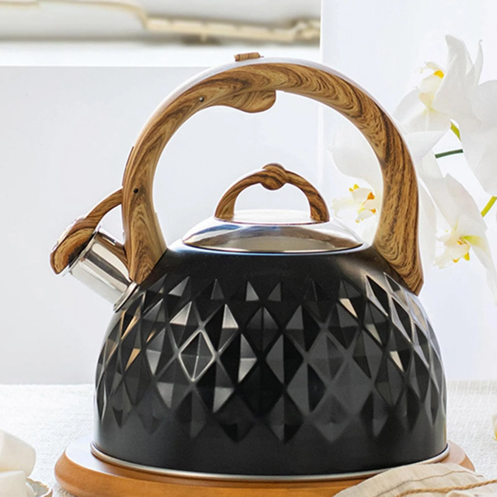 Black 3L Whistling Kettle L642299