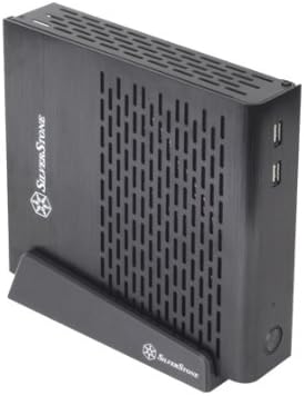 Black Aluminum Top Cover Steel Body Mini-ITX HTPC Case Pack of 2 C94474
