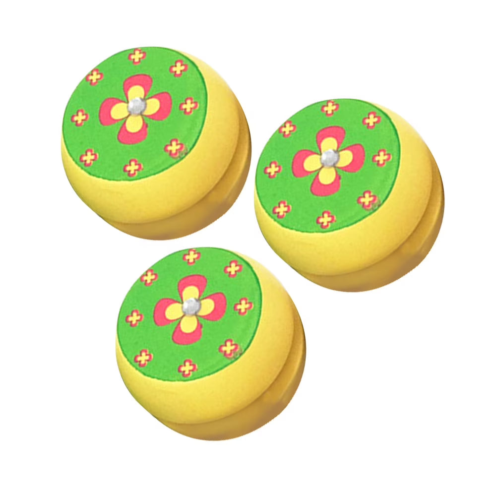 3 Pcs Wooden Bamboo Yoyo Toys D82049