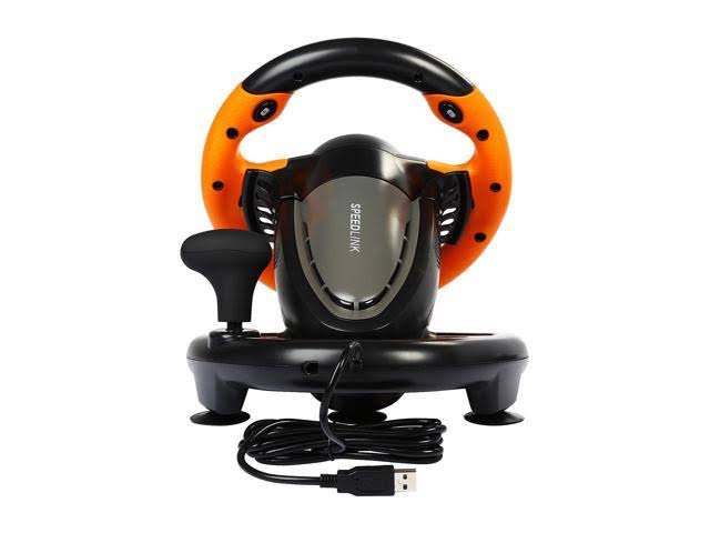 Black-Orange Racing Wheel F7060