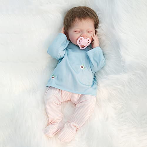 18 Inches Soft Vinyl Silicone Reborn Baby Doll S297