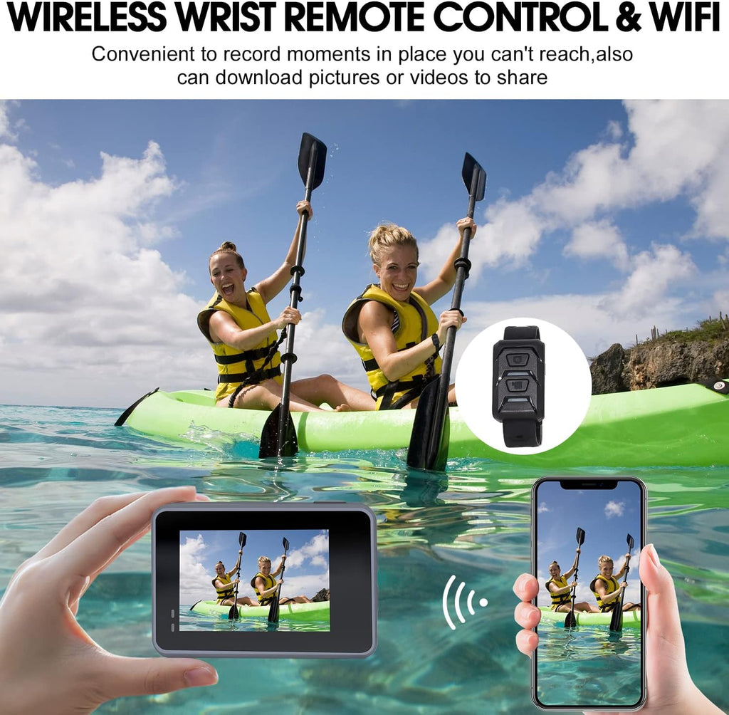 Waterproof Action Camera with Accessories K95273