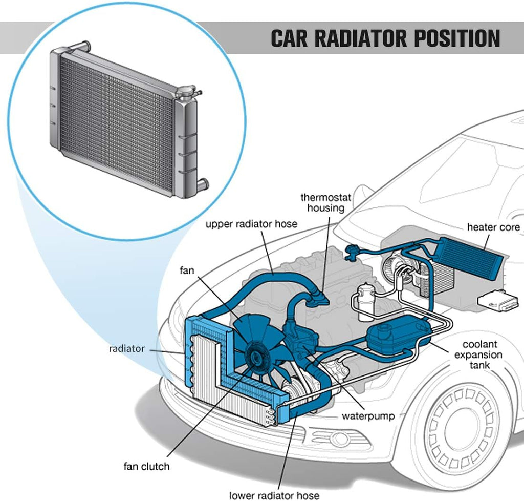 Radiator Compatible with 2002-2006 Altima, 2004-2006 Maxima 3.5L V6 M4739