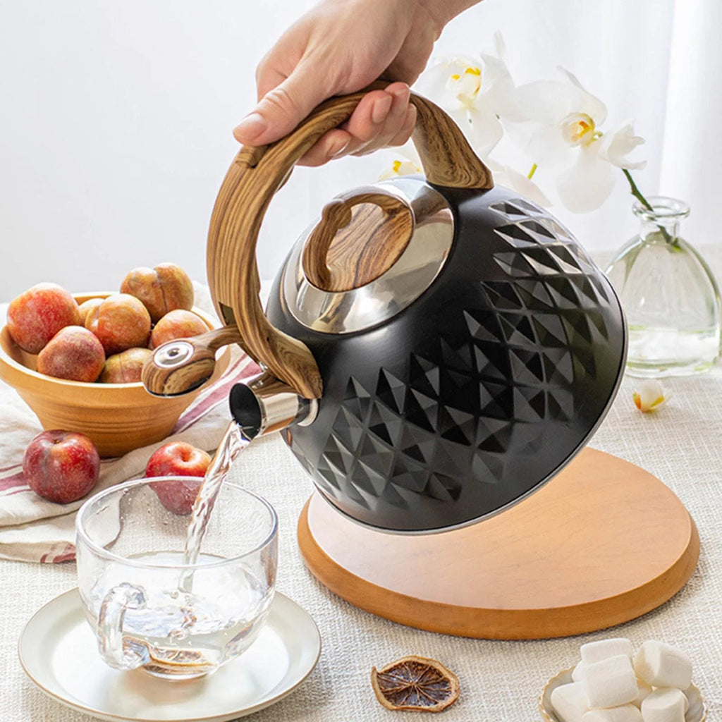 Black 3L Whistling Kettle L642299