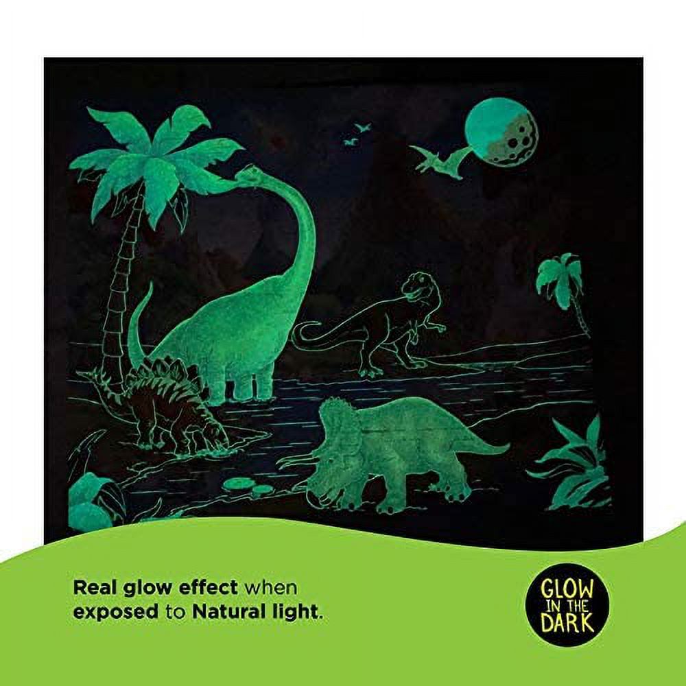 48 Piece Dinosaur Glow in The Dark Jigsaw Puzzle N42216