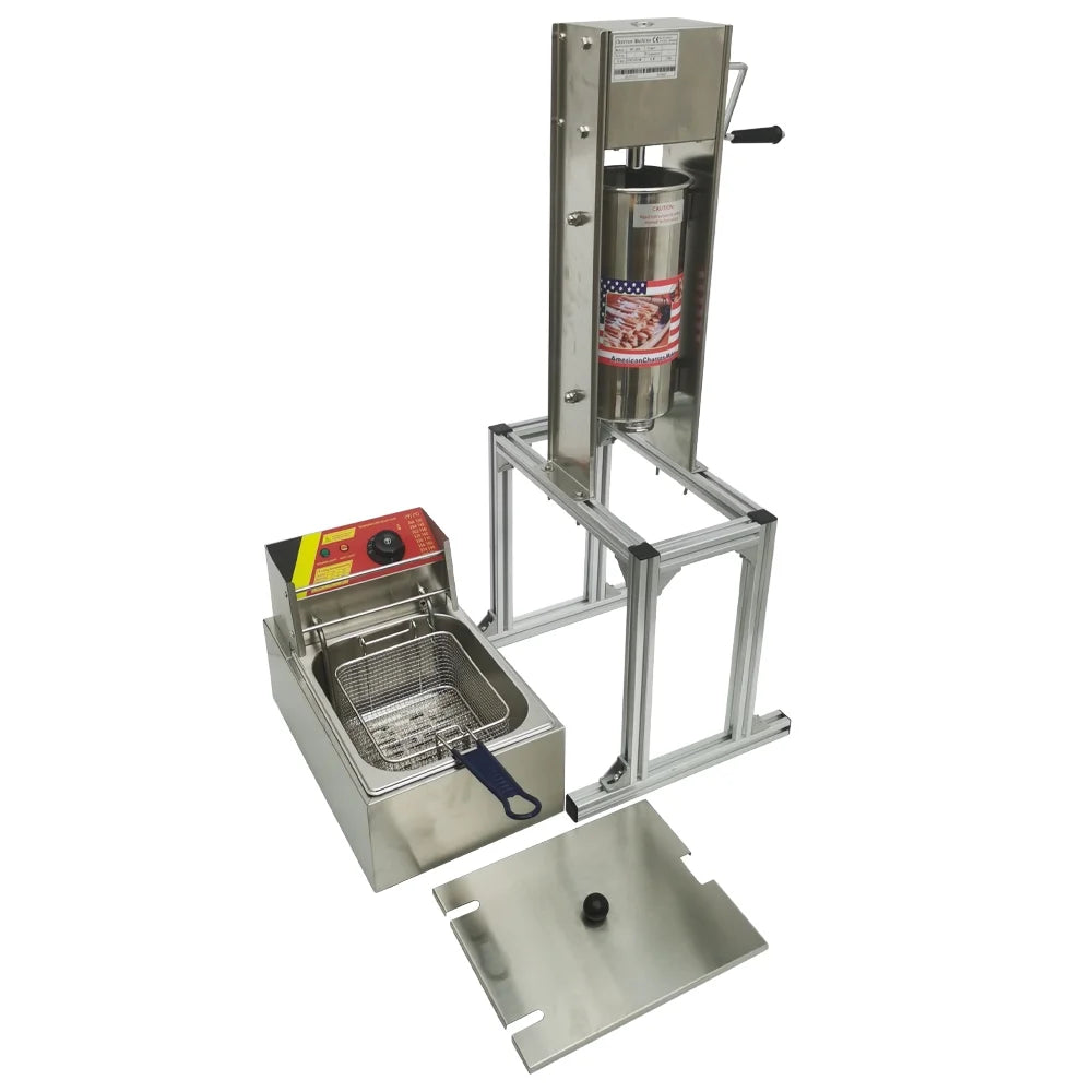 5L Vertical Manual Churrera with Deep 6L Fryer V134690