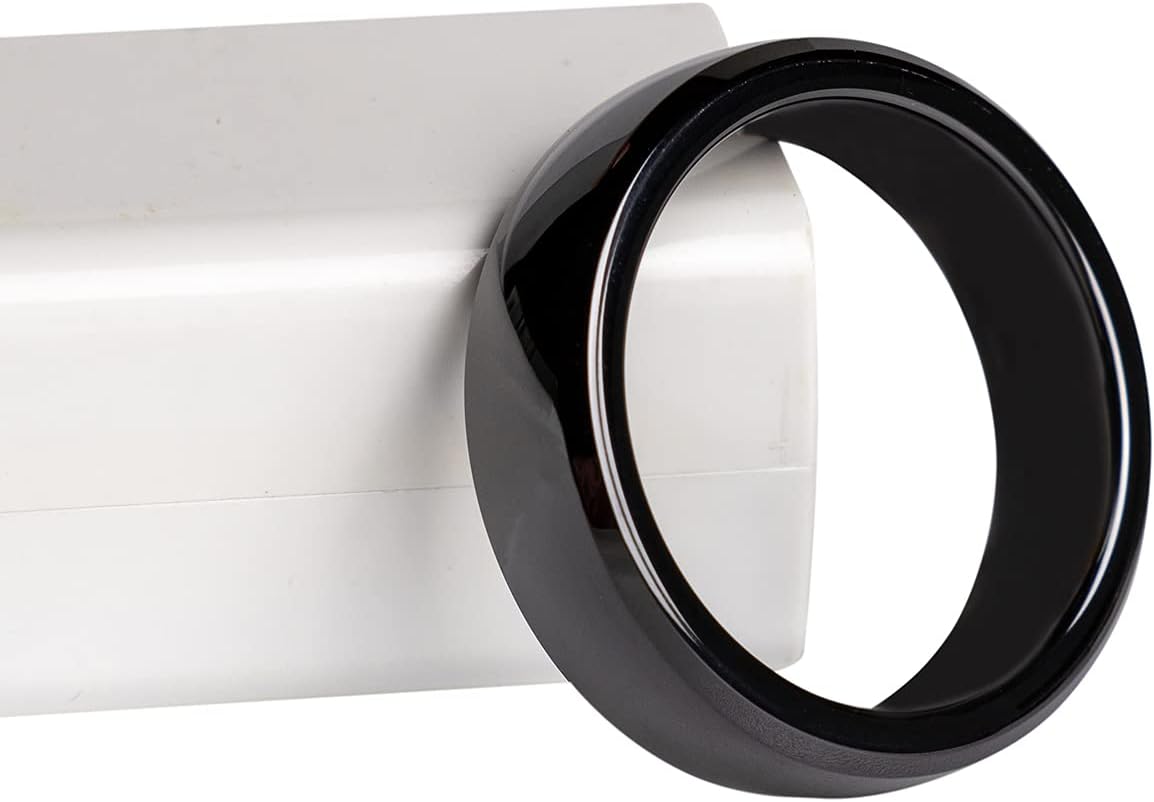 Black RFID NFC Ceramic Ring Key Accessory (22mm) H794