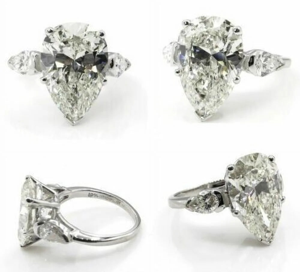 14K White Gold Engagement Ring E7536