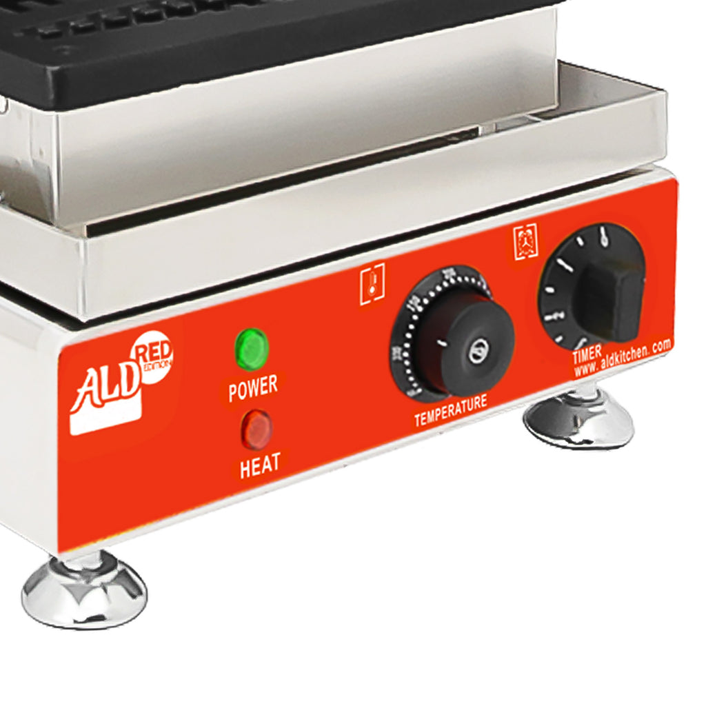 Red Waffle Stick Maker W23411