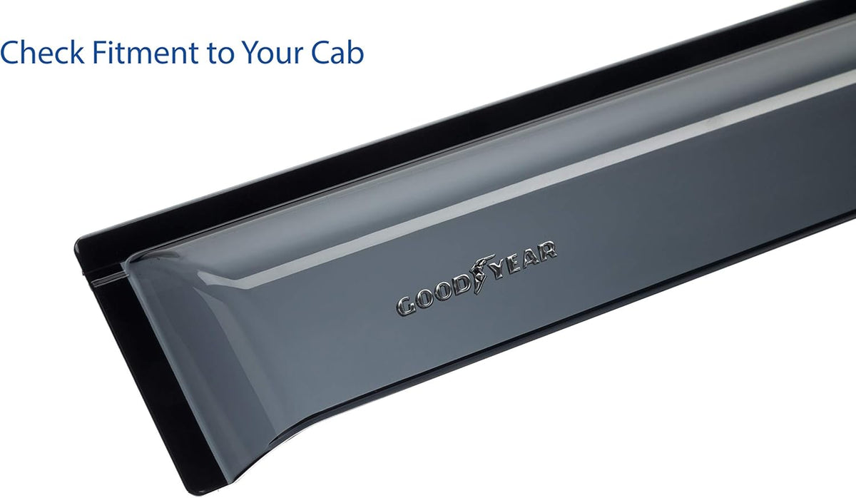 4pcs Tape-on Window Deflectors B325
