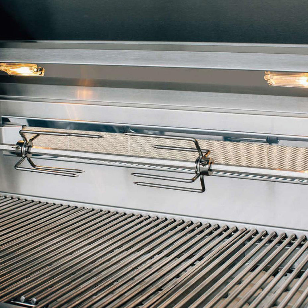 30-Inch 2-Burner Built-In Natural Gas Grill With Stainless Steel Burners & Rotisserie I65160