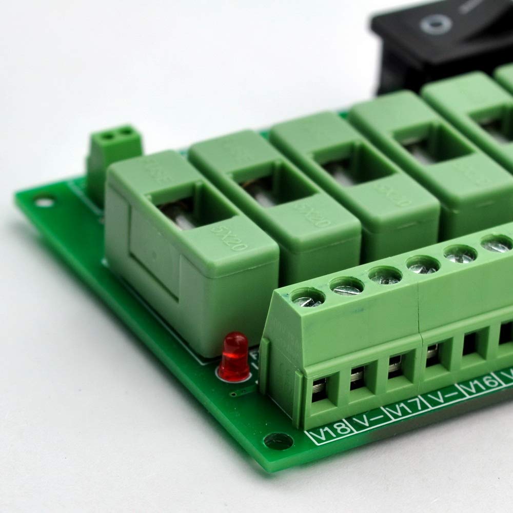 18 Channels 12V 24V 20A Power Distribution Fuse Module E542904