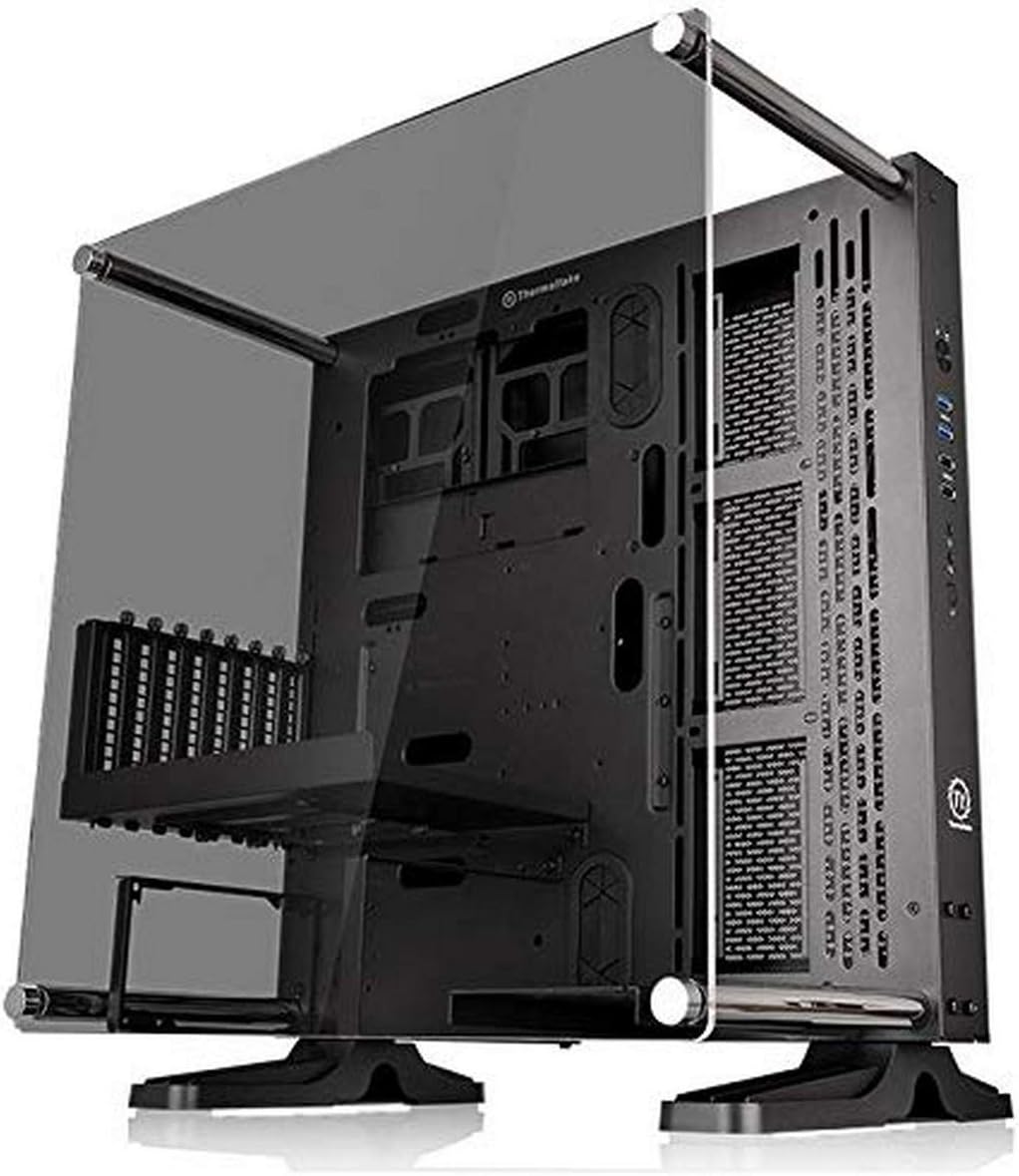 Black ATX Mid Tower Open Frame Computer Case I58973