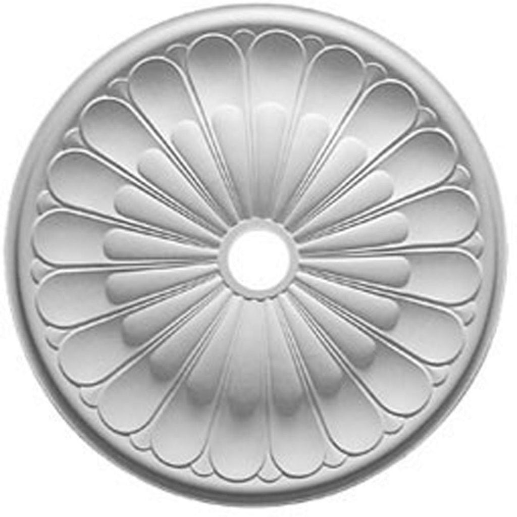 31 5/8x22OD x 3 5/8x22ID x 1 7/8x22P Pale Gold Ceiling Medallion R7548