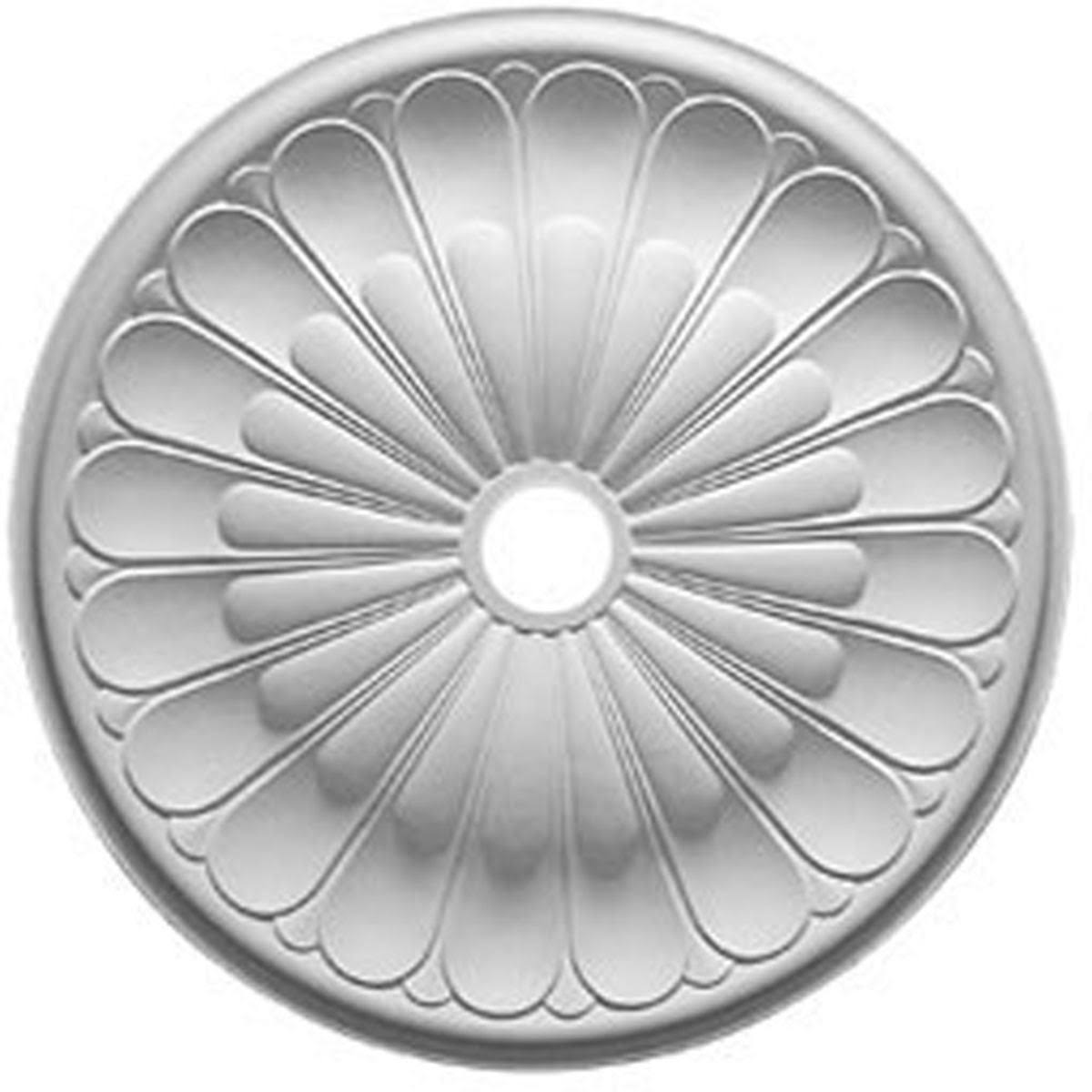 31 5/8x22OD x 3 5/8x22ID x 1 7/8x22P Pale Gold Ceiling Medallion R7548