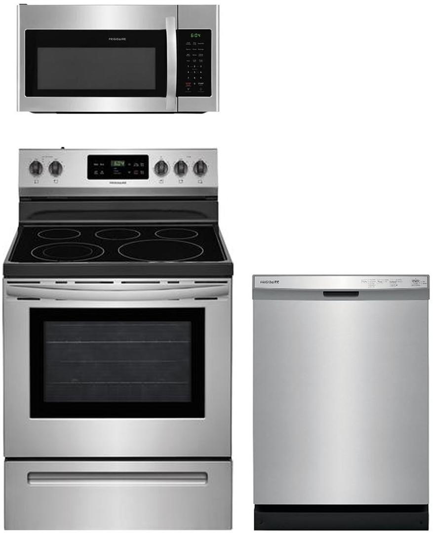 3 Piece Kitchen Appliance Package in Stainless Steel H84578