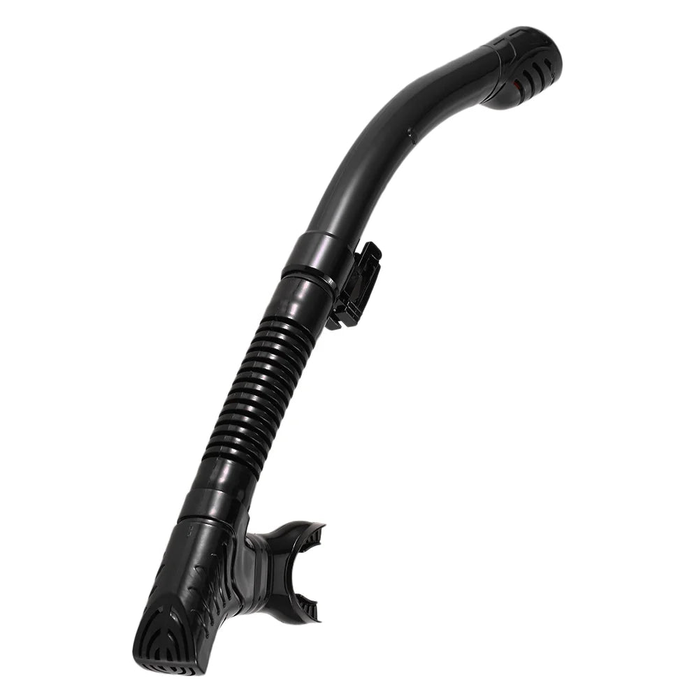 Freediving Snorkel Set with Tempered Glass Lens Goggles T33539