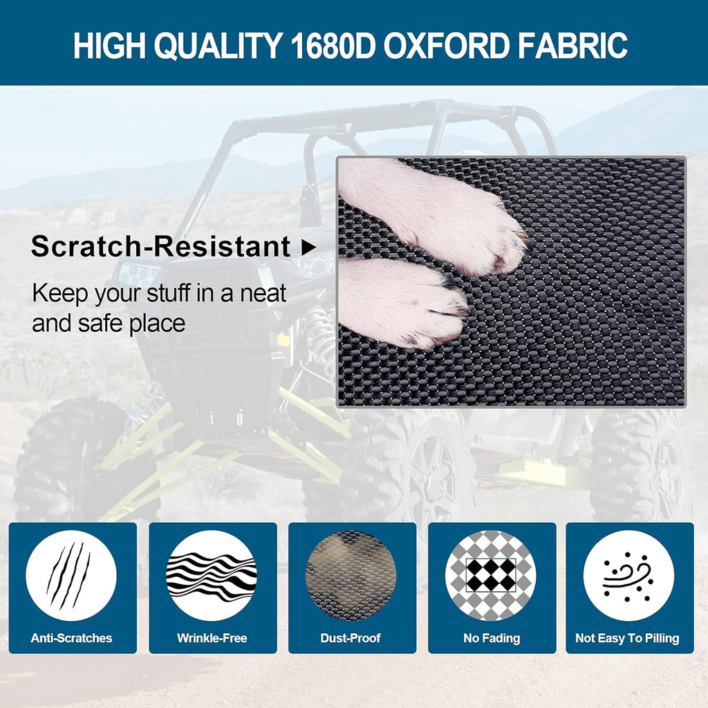 Large Roll Cage Cargo Rear Storage Bag with Reflective Strip S98035