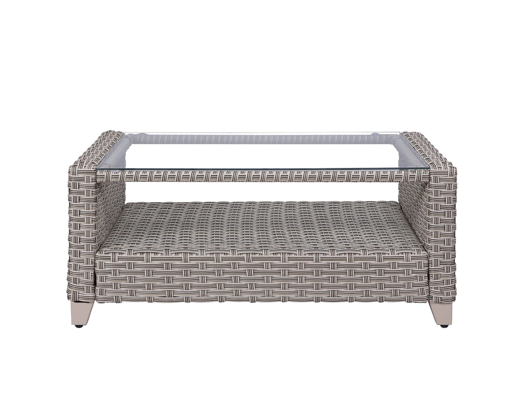 Gray Fabric Patio Sofa Set H4499