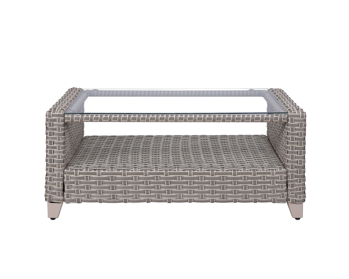 Gray Fabric Patio Sofa Set H4499