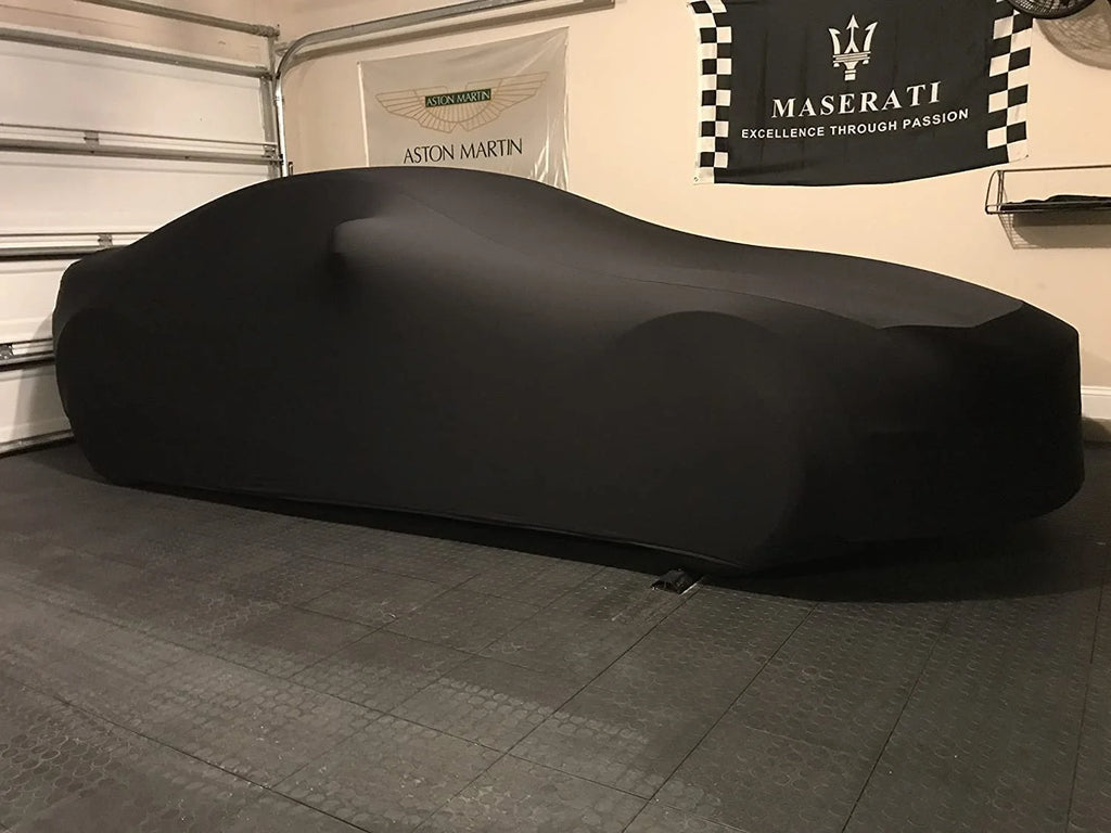 Black Satin Indoor Car Cover with Storage Bag R8600