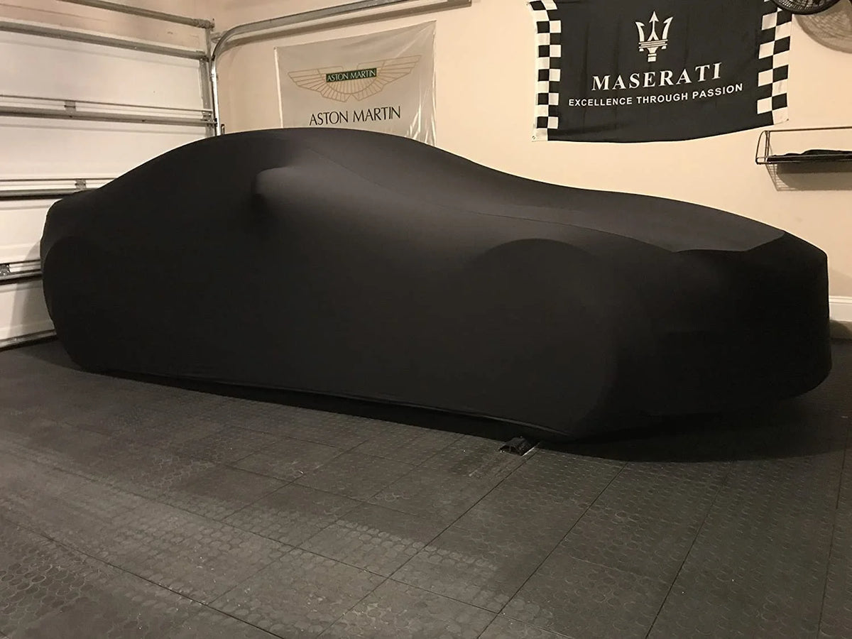 Black Satin Indoor Car Cover with Storage Bag R8600
