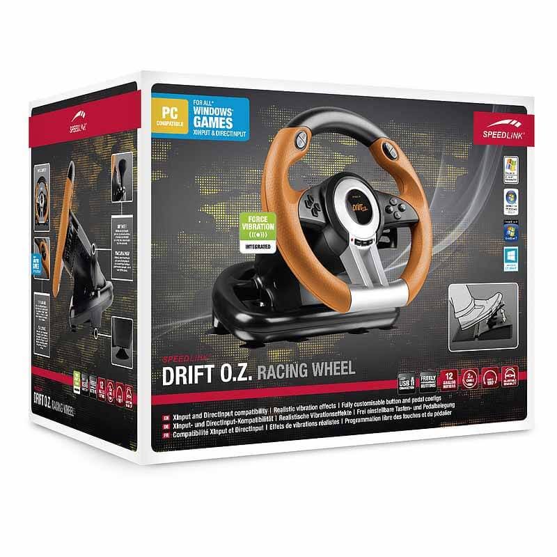 Black-Orange Racing Wheel F7060