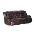 Chocolate Brown Reclining Sofa E697