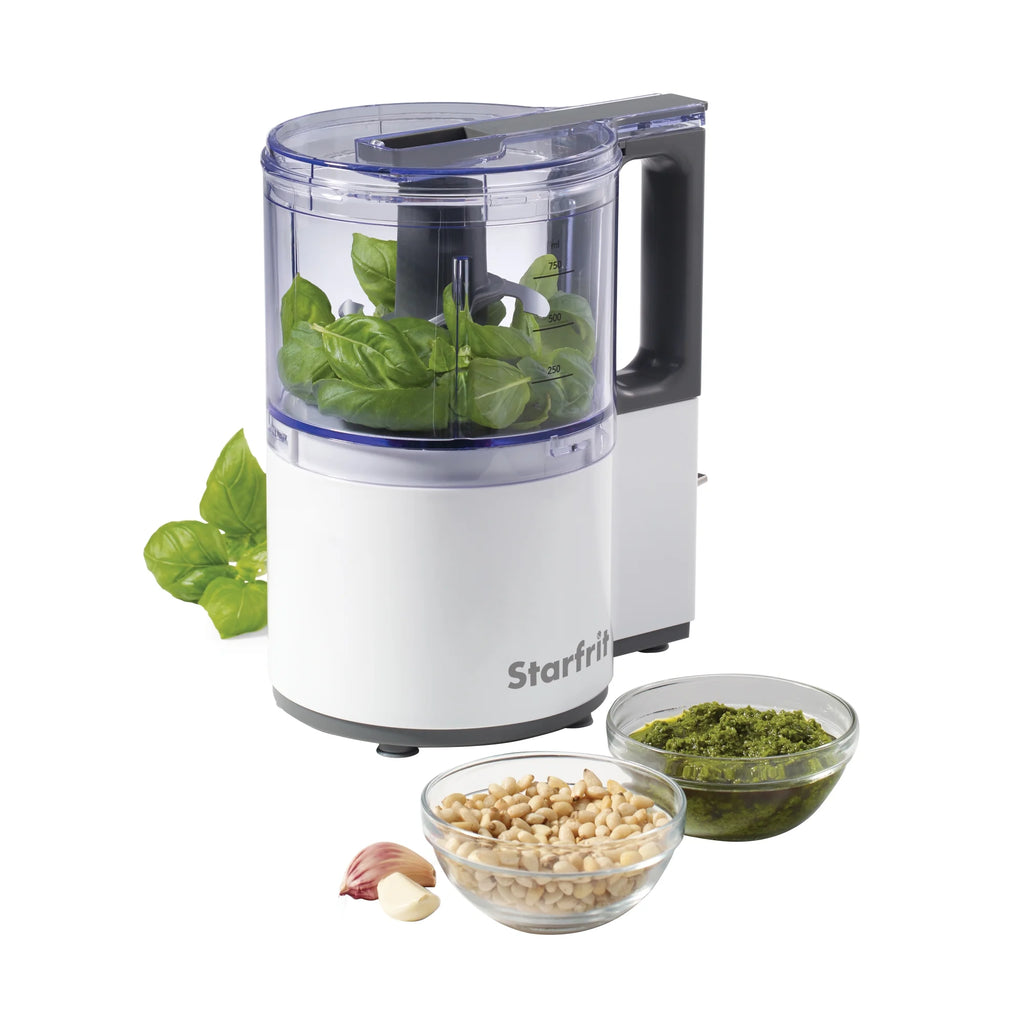 4-Cup 3-Speed Oscillating Food Processor, White J671