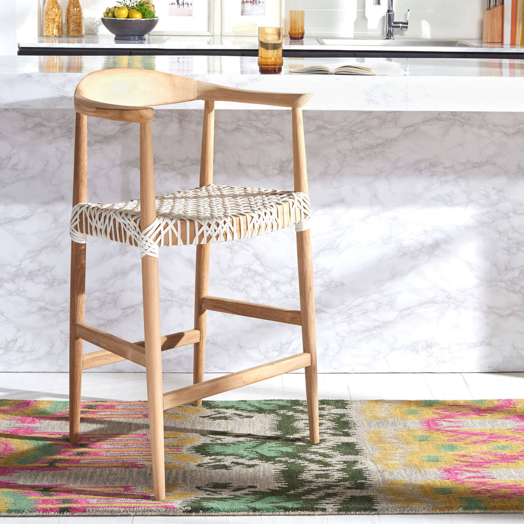 Natural / White Counter Stool K5605